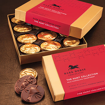 Dark Horse Chocolates Milk Chocolate 'Hunt' Collection Gift Boxes -16 piece