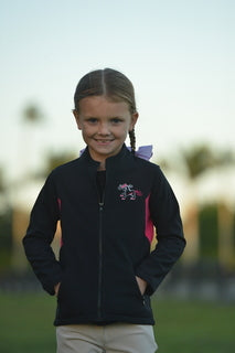 Belle and Bow Softshell Jacket in Black