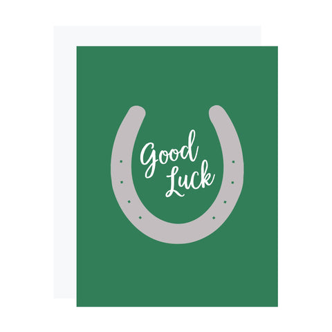 REVEL & Co. - Lucky Horseshoe Greeting Card (blank inside)