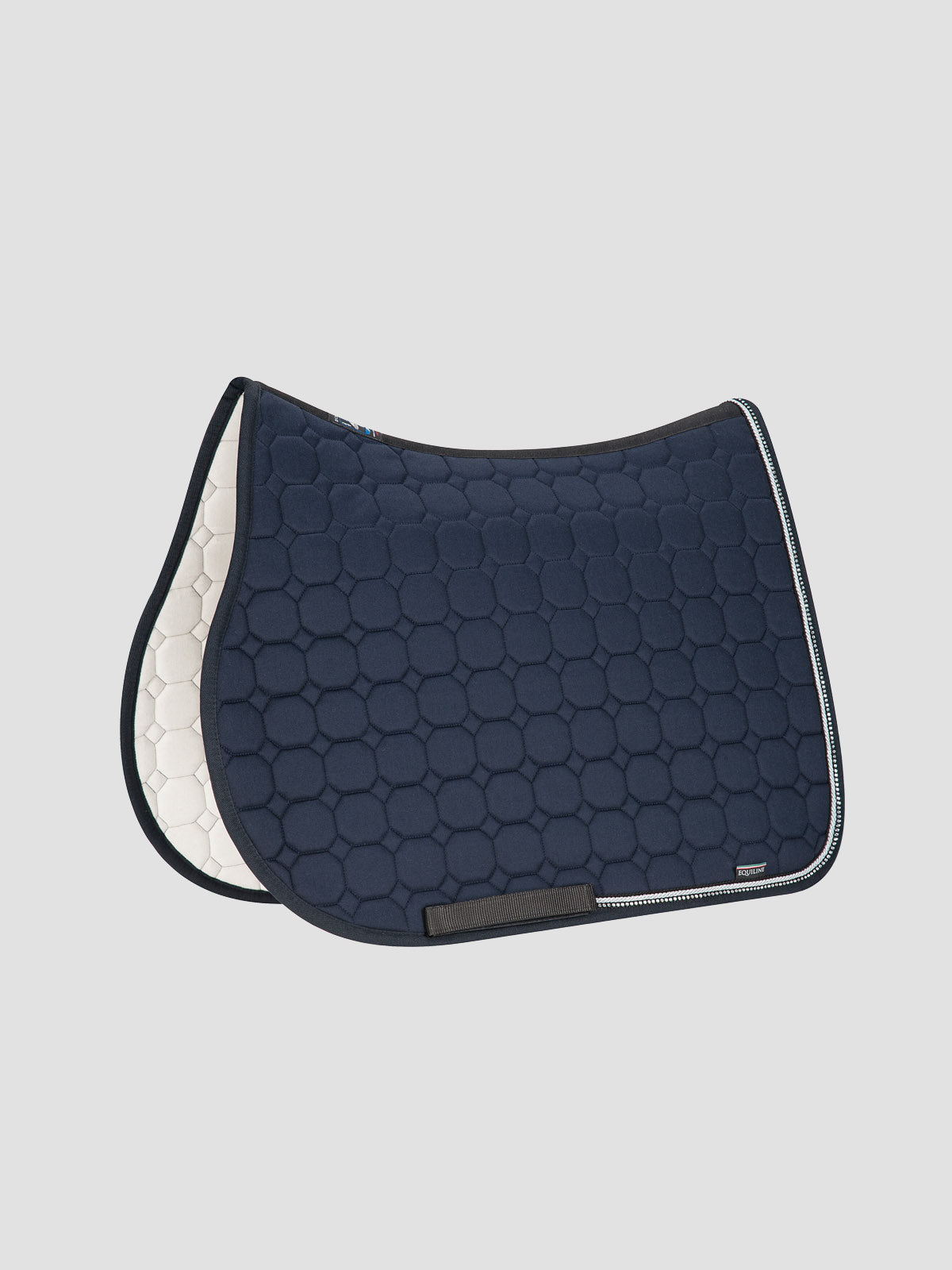 EQUILINE RIO - OCTAGON SADDLE PAD WITH RHINESTONE PIPING