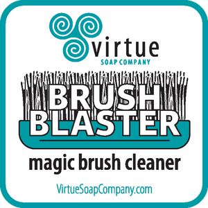 Virtue Soap Company - Brush Blaster  Magic Brush Cleaner  It's the Bomb!