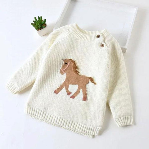 EQUISITE ELEMENTS OF STYLE PRETTY PONY SWEATER