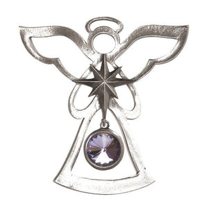 Salisbury - Birthstone Angel Ornament - June