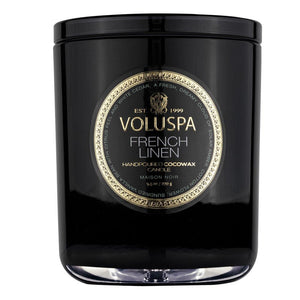 Voluspa FRENCH LINEN CLASSIC CANDLE