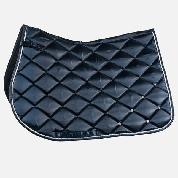 Radiance All Purpose Satin Saddle Pad with crystals