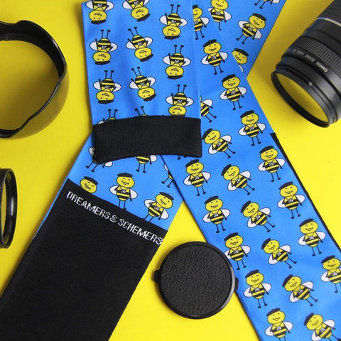 Dreamers & Schemers Original Boot Socks -Bonjour Bee Pair & A Spare