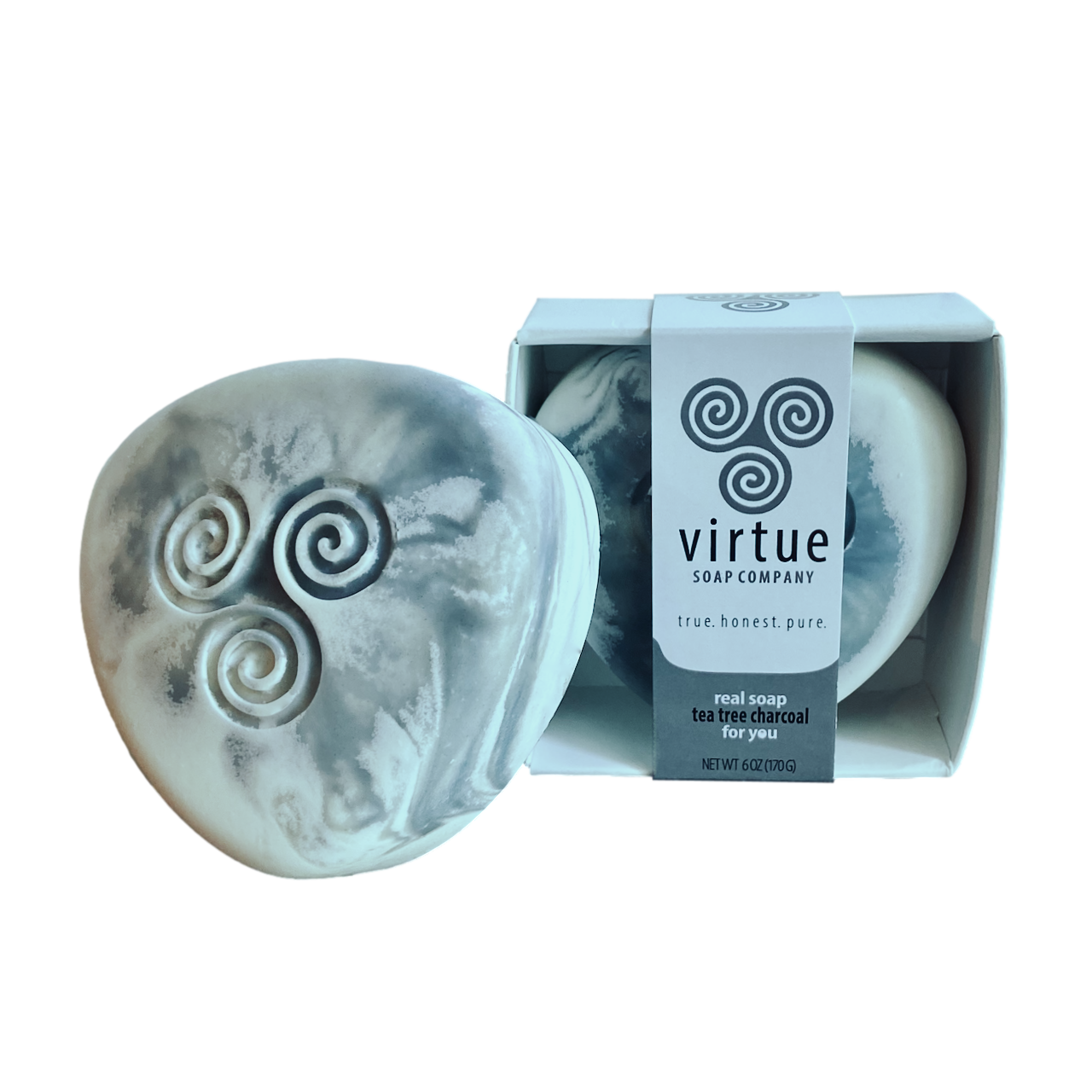 Virtue Soap Company - you : : tea tree charcoal soap : : 6oz