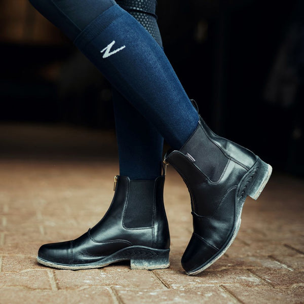 Savannah Paddock Boots with Front Zip