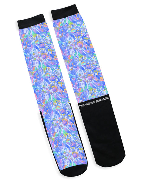 Dreamers & Schemers Original Boot Socks -   FAR OUT PAIR & A SPARE BOOT SOCKS
