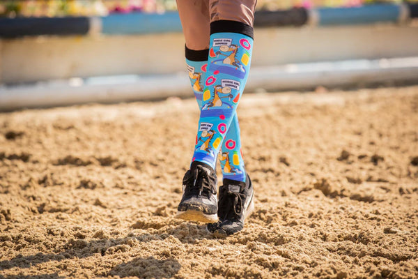 Dreamers & Schemers Original Boot Socks - HORSE GIRL SUMMER PAIR & A SPARE