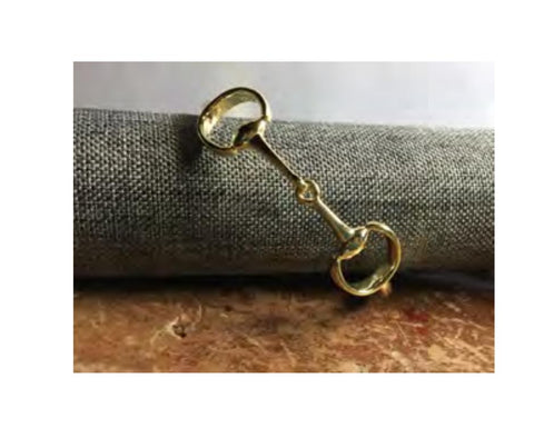 Awesome Artifacts  Gold Vermeil Horse Bit Cuff Bracelet