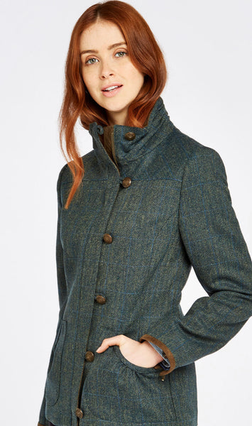 Bracken Tweed Coat by Dubarry