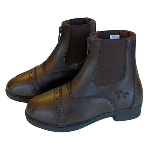 Belle and Bow Front Zip Paddock Boots -Kids